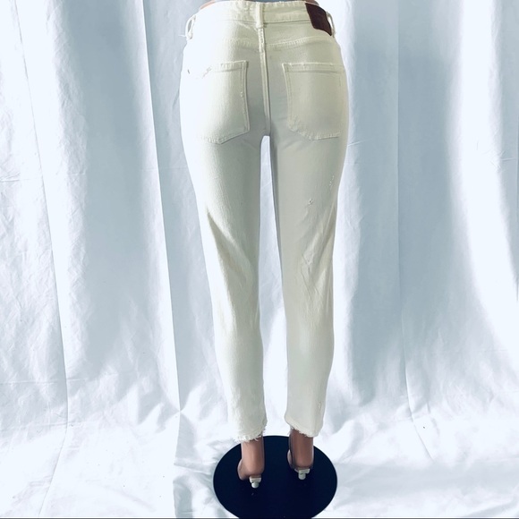 ZARA woman premium denim collection ripped distressed jeans women  4 - Picture 8 of 15